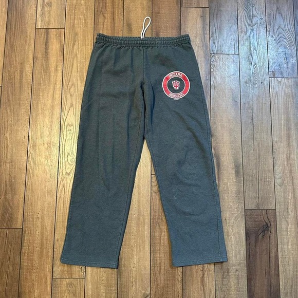 Vintage Indiana‎ Hoosiers grey baggy straight leg graphic sweatpants small - Picture 1 of 6